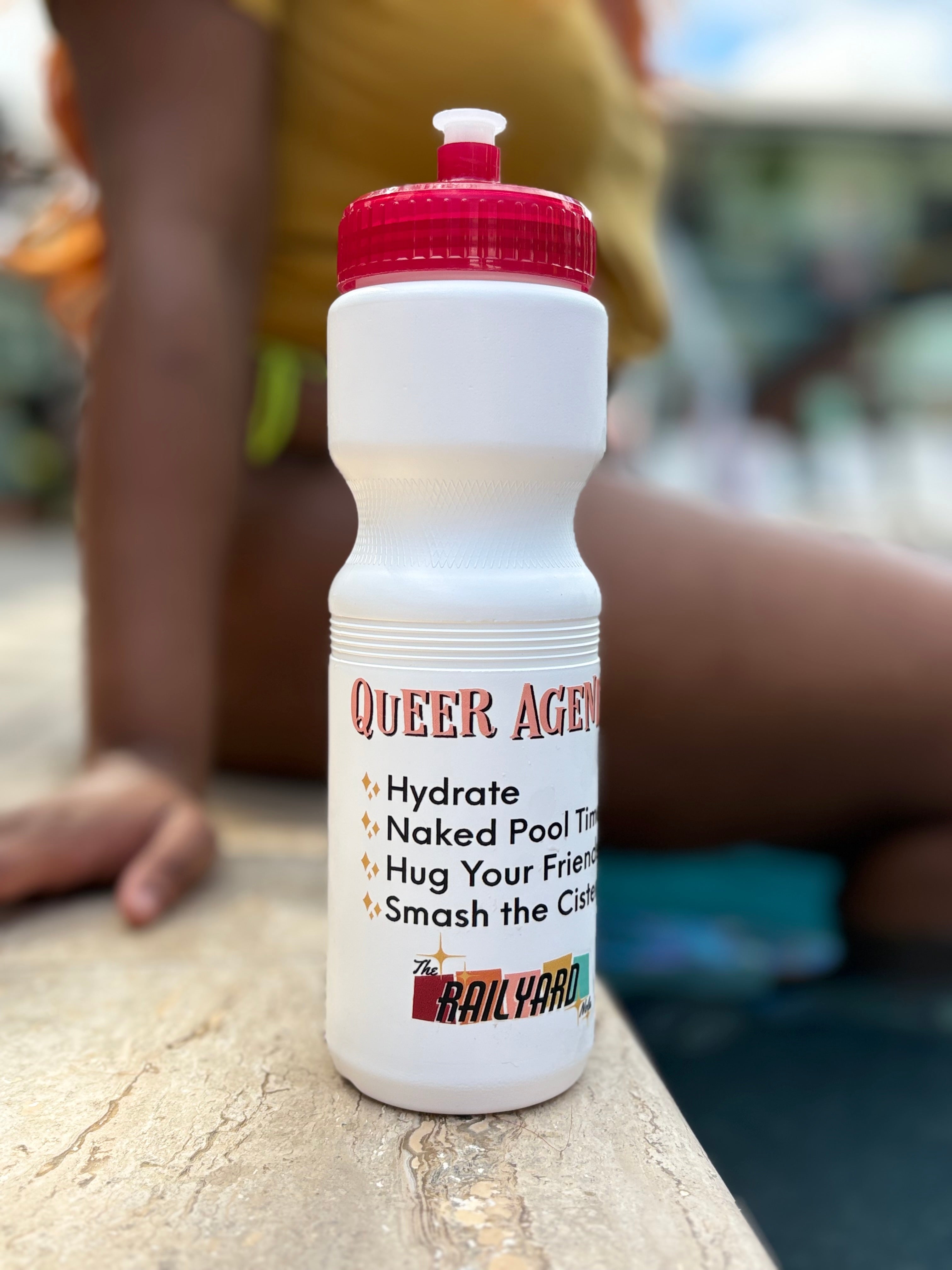 Queer Agenda Water Bottle